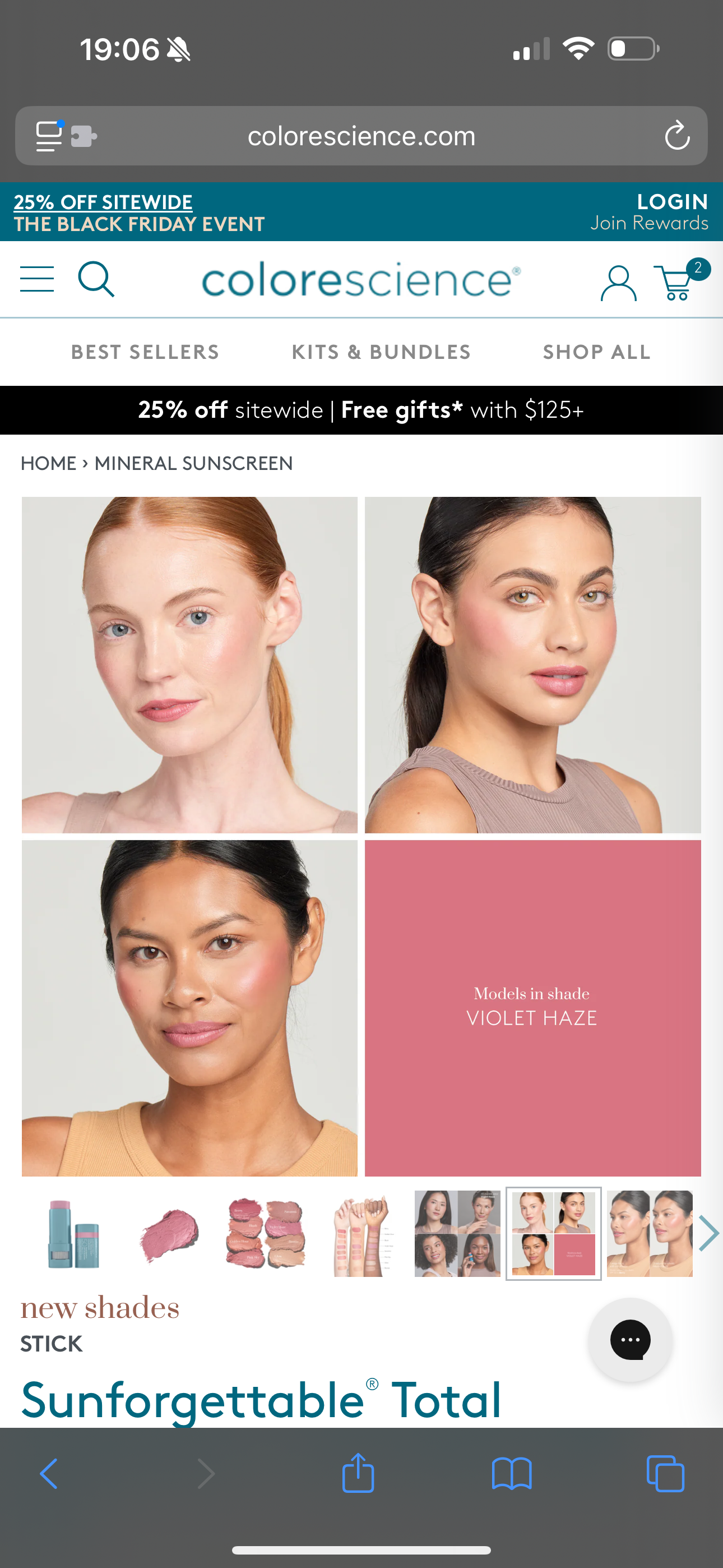 Sunforgettable® Total Protection® Color Balm SPF 50